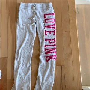 pink sweatpants